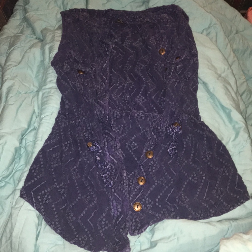 Blue vest